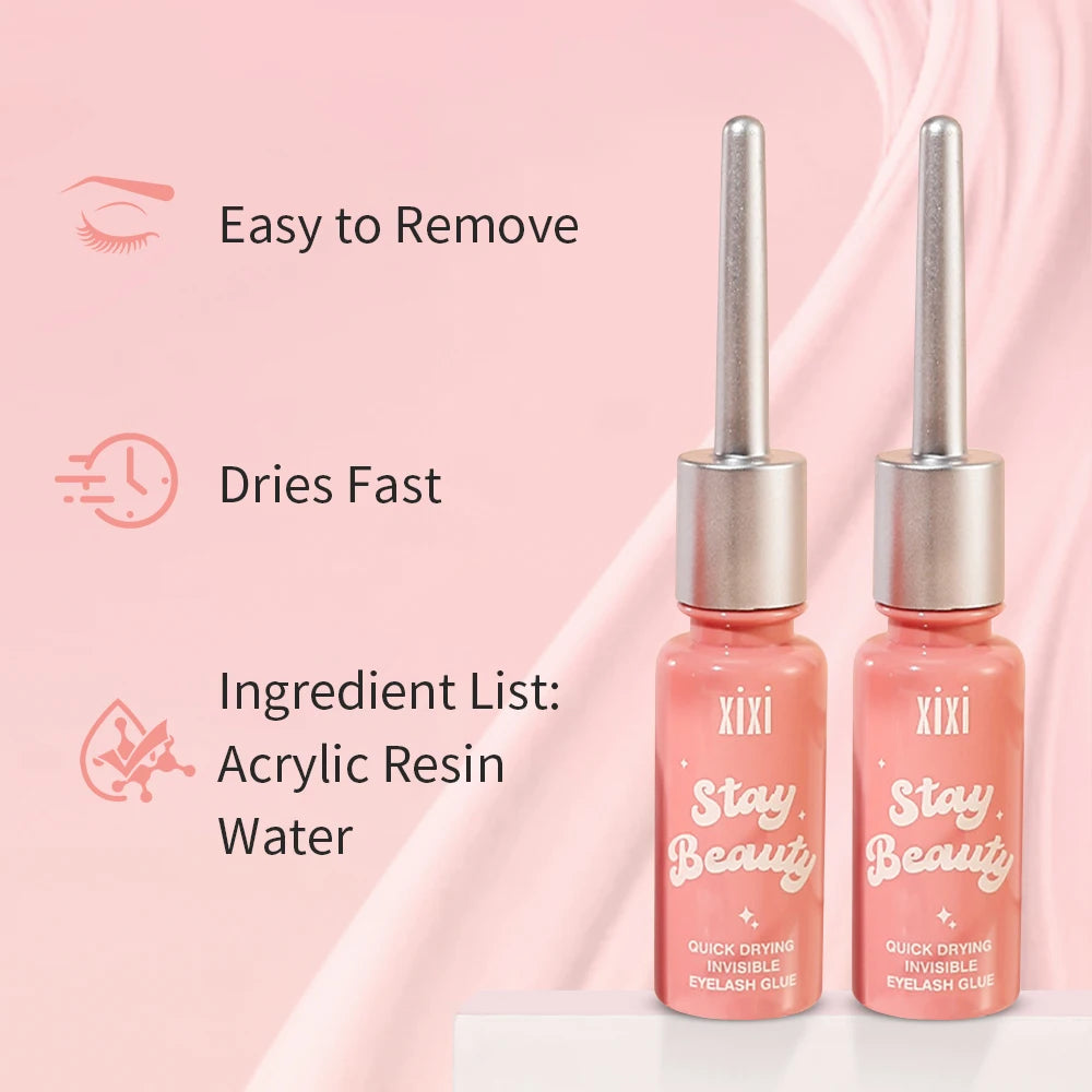 Eyelash Extension Glue Long Lasting Makeup Lashes Extension Glue for Eyelashes Waterproof Fast Dry Transparent Eye Lash Glue