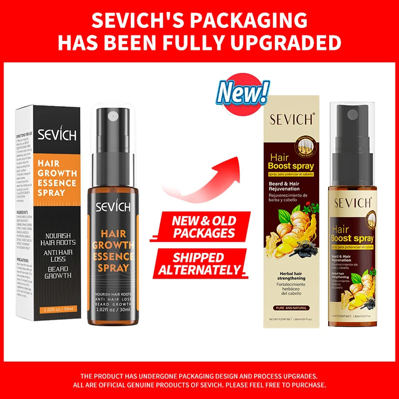 Sevich 30ml Hebal Oil Essence Fast Hair Growth Spray Hair Loss Treatment Help for hair Growth Hair Care
