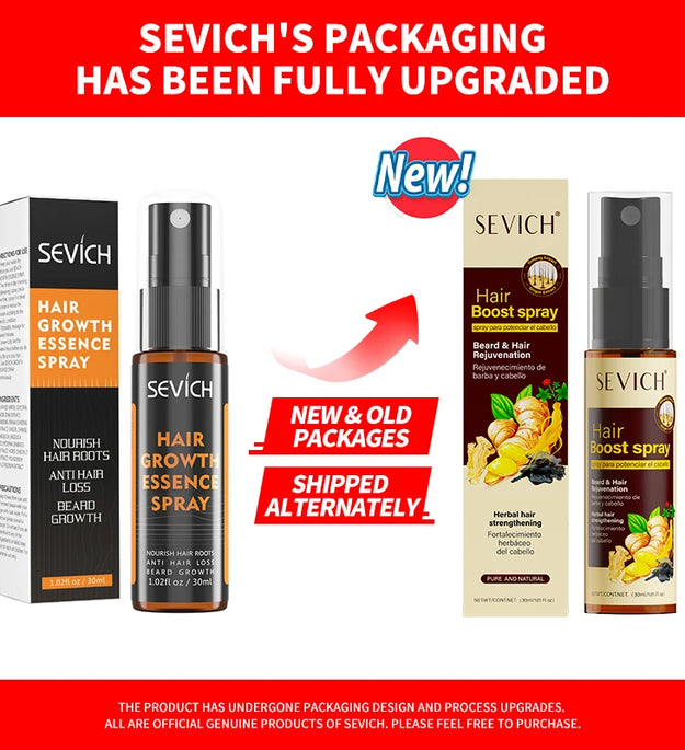 Sevich 30ml Hebal Oil Essence Fast Hair Growth Spray Hair Loss Treatment Help for hair Growth Hair Care