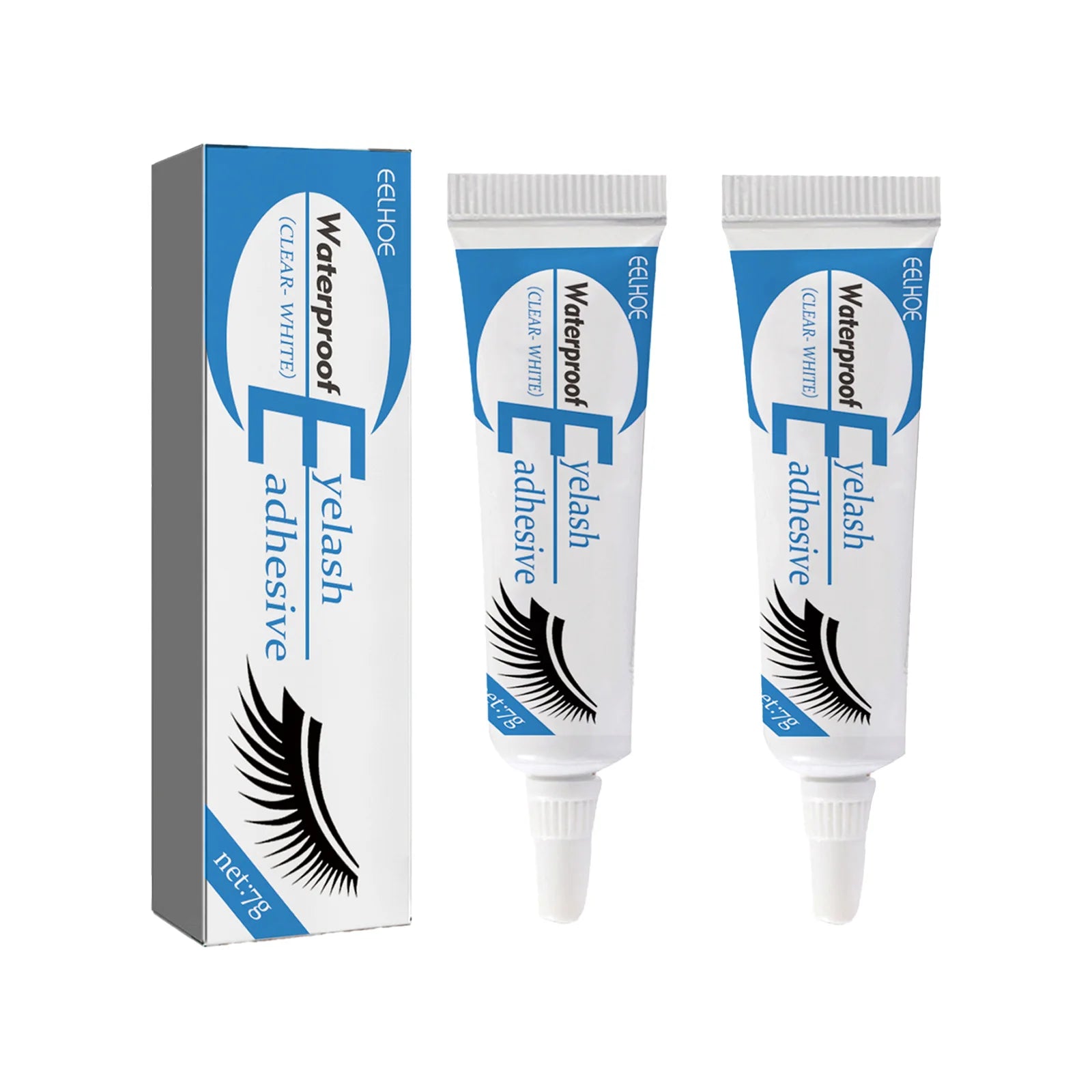 EELHOE Eyelash Extension Glue Fast Drying Strong Waterproof Lasting Eyelash Primer No Irritation Lash Lift False Eyelashes Tool