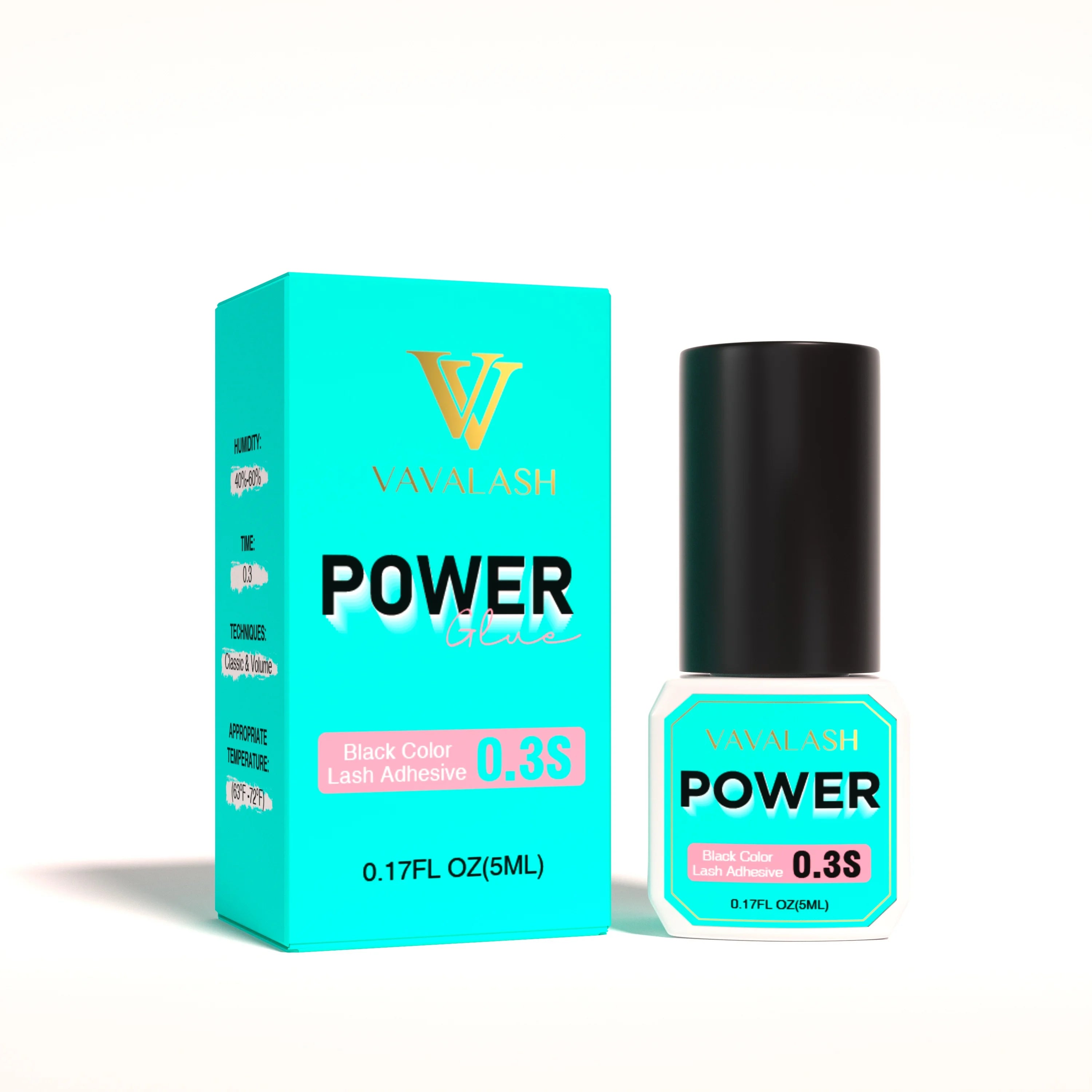 VAVALASH Eyelash Glue 0.3S 0.5S 1S 2S Lashes Extension Adhesive 5ml Fast Drying Lash Glue for Makeup Tool