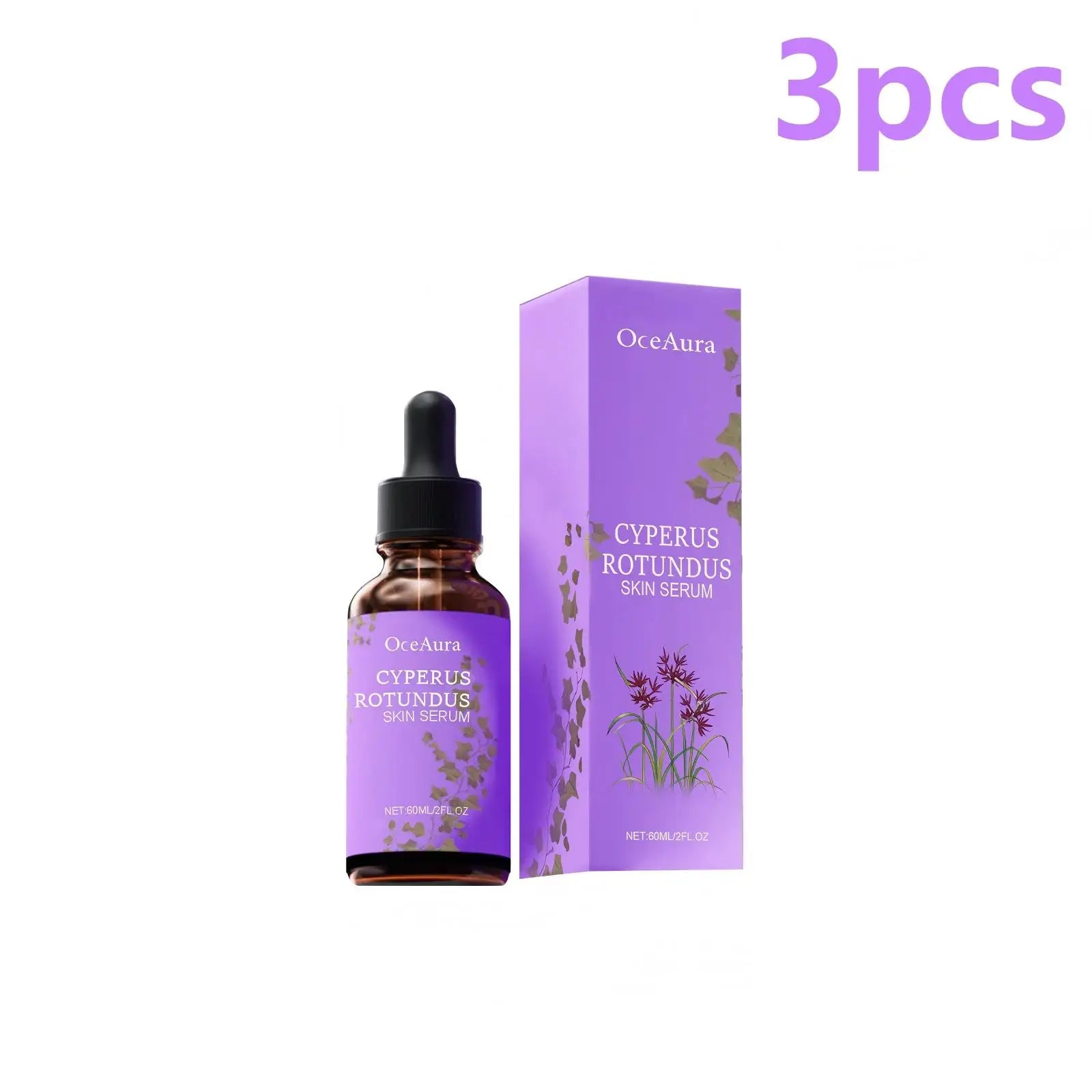OceAura Cyperus Rotundus Oil for Hair Removal Prevent Hair Growth Products Remove Hair Inhibitor for Moisturizing Body Oil 60ml
