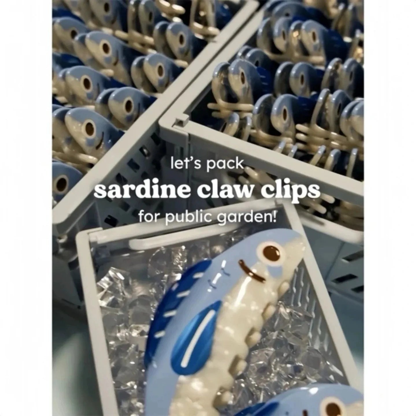 1Pcs Creative Ocean Sardine Hair Clip Cute Shark Texture Ponytail Holder Female Hair Ornament Clip - BlissFully