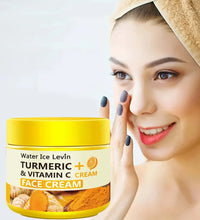 Turmeric Vitamin C Anti-Aging Cream Moisturizing Anti-Wrinkle Collagen Hyaluronic Acid Cream Skin Care Cosmetics 50g - BlissFully