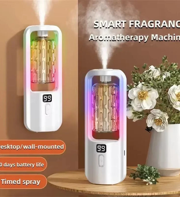 50ml Essential Oils Diffuser USB Multi-mode LED Digital Display 5 Gear Home Wall Mounted Display Air Freshener Smart Fragrance