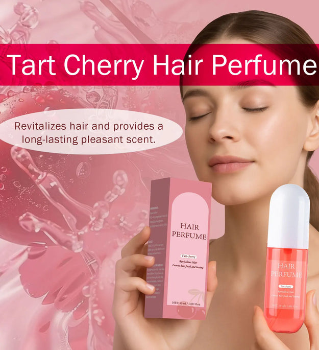 50ML Tart Cherry Body Mist For Women Freshen Hair Body & Pillows Deodorant Spray Parfum Long-Lasting Fragrance Body Spray