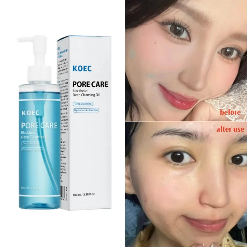 Korean PDRN Jelly Cleansing Oil Facial Makeup Remover Moisturizing Face Cleansing Oil Shrink Pores Removal Deep Cleansing Oil