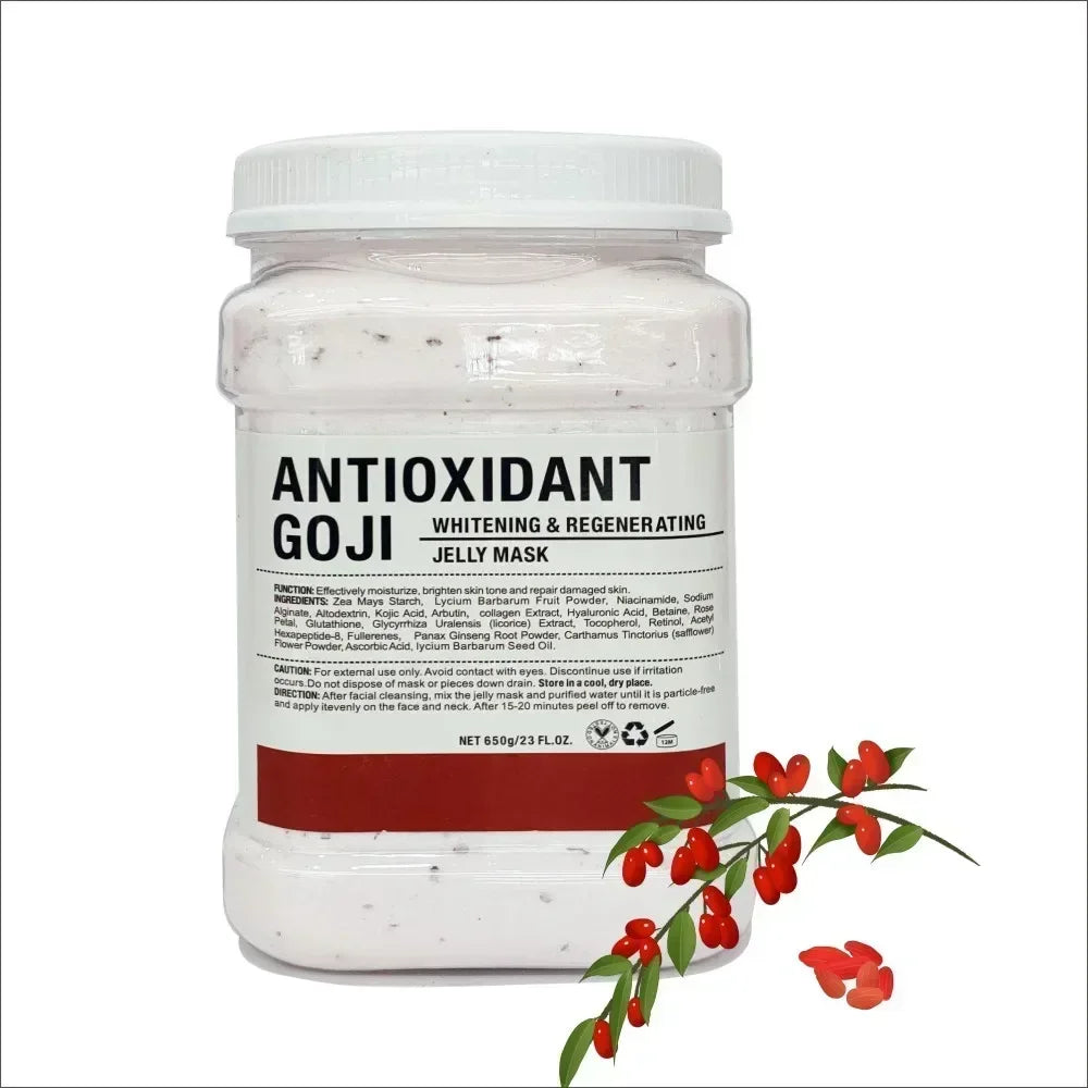 650g Gold Jelly Mask Powder Vampire DIY Plant Powder Masks Peel Off Vitamin C Hyaluronic Acid Facial Skin Care Rose Mud Mask