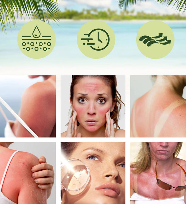 Aloe Vera Protective Cream Hydrating Refreshing UV SPF 50+ Isolation Sunscreen Moisturizing Facial Body for Daily Sun Protection