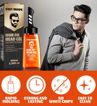 East Moon 2 in 1 Men Hair Wax Comb Long Lasting Fluffy Fresh Strong Hold Versatile Styling Hair Gel Edge Control Hair Care - BlissFully