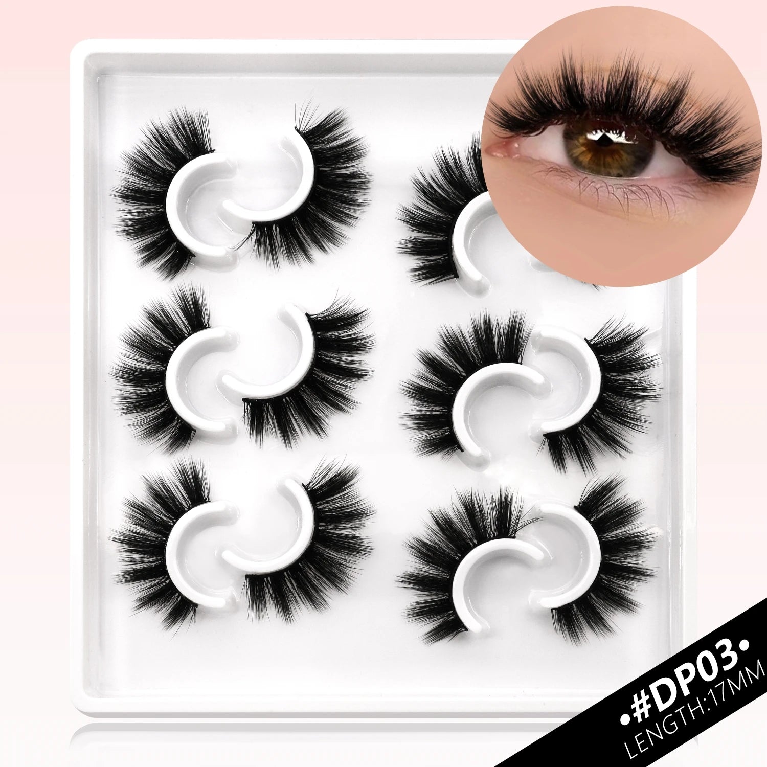 Veltrinay False Eyelashes Cat Eye Lashes Wispy Strips 3D Mink Lashes Fake Eyelashes Fluffy Volume Dramatic Fake Lashes Makeup
