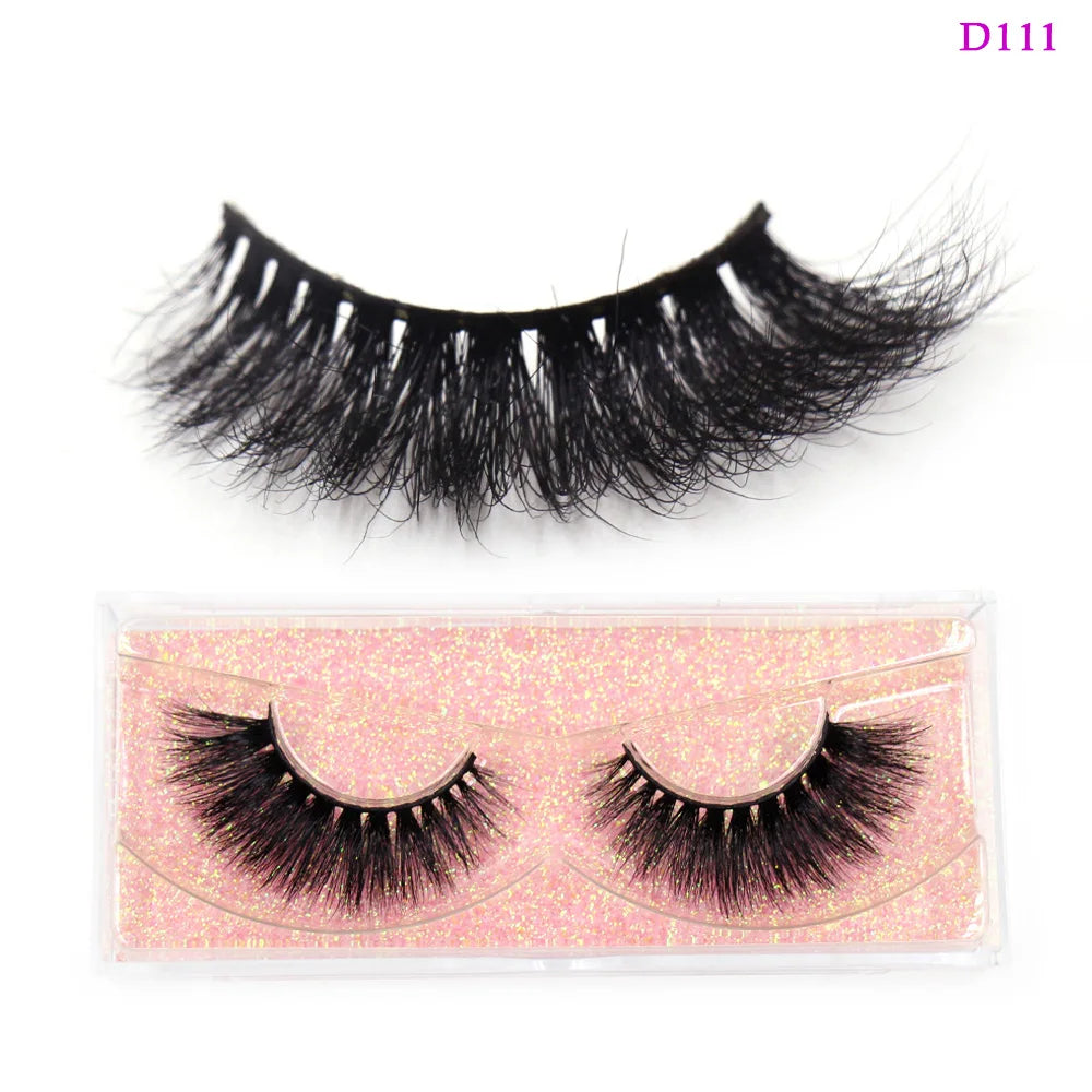 LEHUAMAO Eyelashes 3D Mink Lashes natural handmade volume soft lashes long eyelash extension real mink eyelash for makeup D103