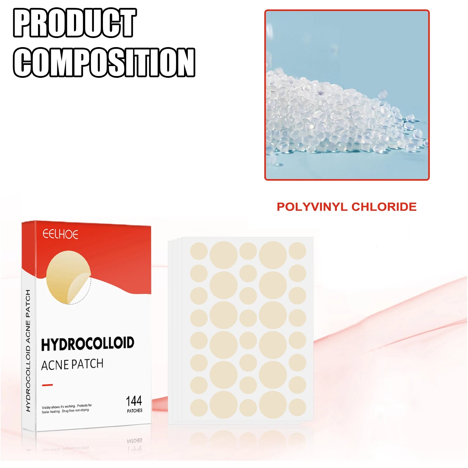 Hydrocolloid Acne Patches 2 Sizes Invisible Makeup-Friendly Pore Care Acne Pimple Patch Breathable for Comedones Treatment - BlissFully
