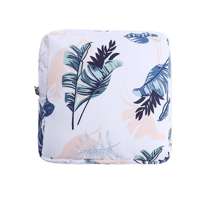 Women Sanitary Napkin Tampon Storage Bag Cute Sanitary Pad Pouches Portable Makeup Lipstick Key Earphone Data Cables Organizer