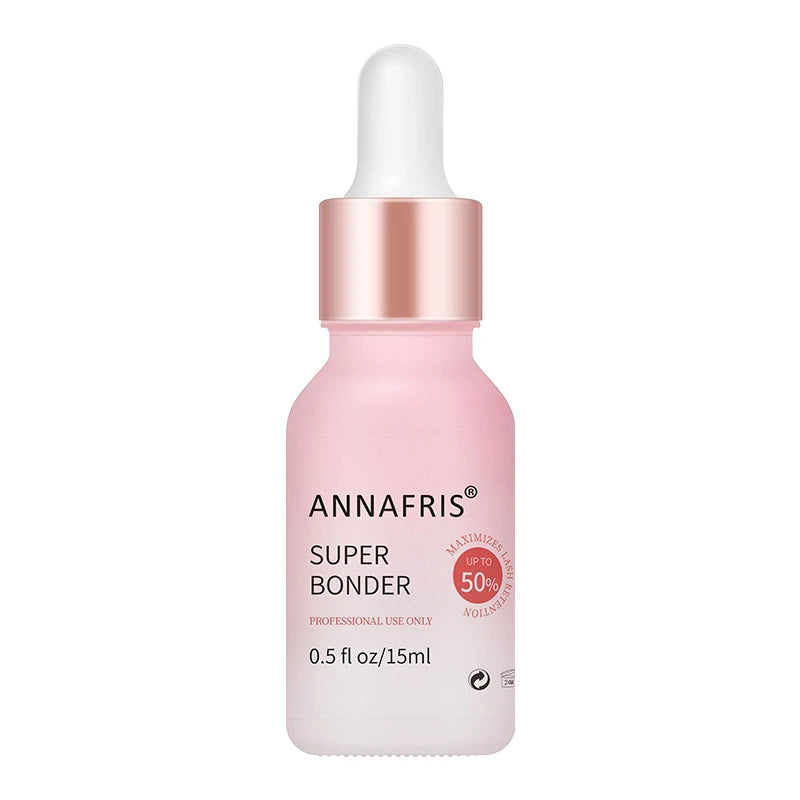 ANNAFRIS 10ml/15ml Super Bonder For Lash Extension Grafting Eyelash Glue Adhesive Hardener Waterproof Quick Drying Long Last