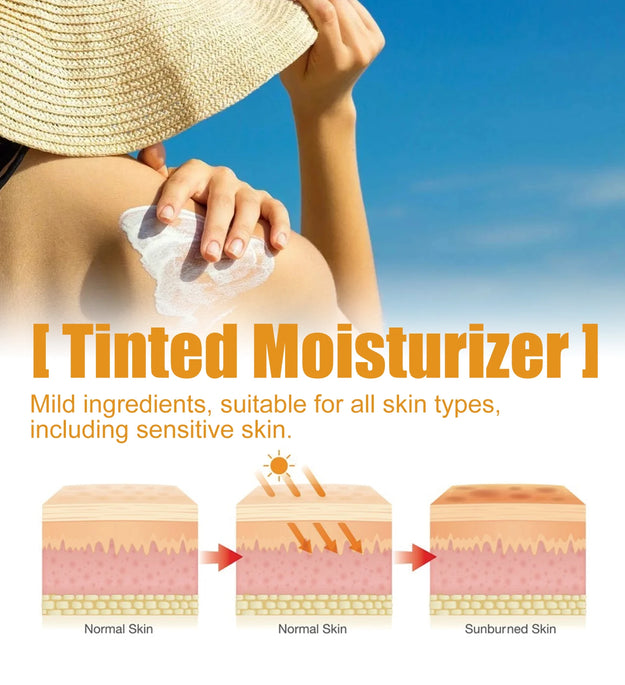 Hoygi Sunscreen whitening face sunscreen isolation makeup base moisturizing refreshing UV sunscreen Skin Whitening Cream