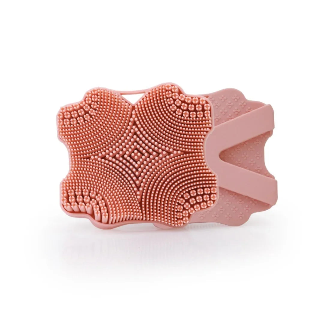 Exfoliating Silicone Bath Brush Cleanser No Slip Silicone Body Scrubber Cleansing Massage Body Care Shower Massage Bathing Brush