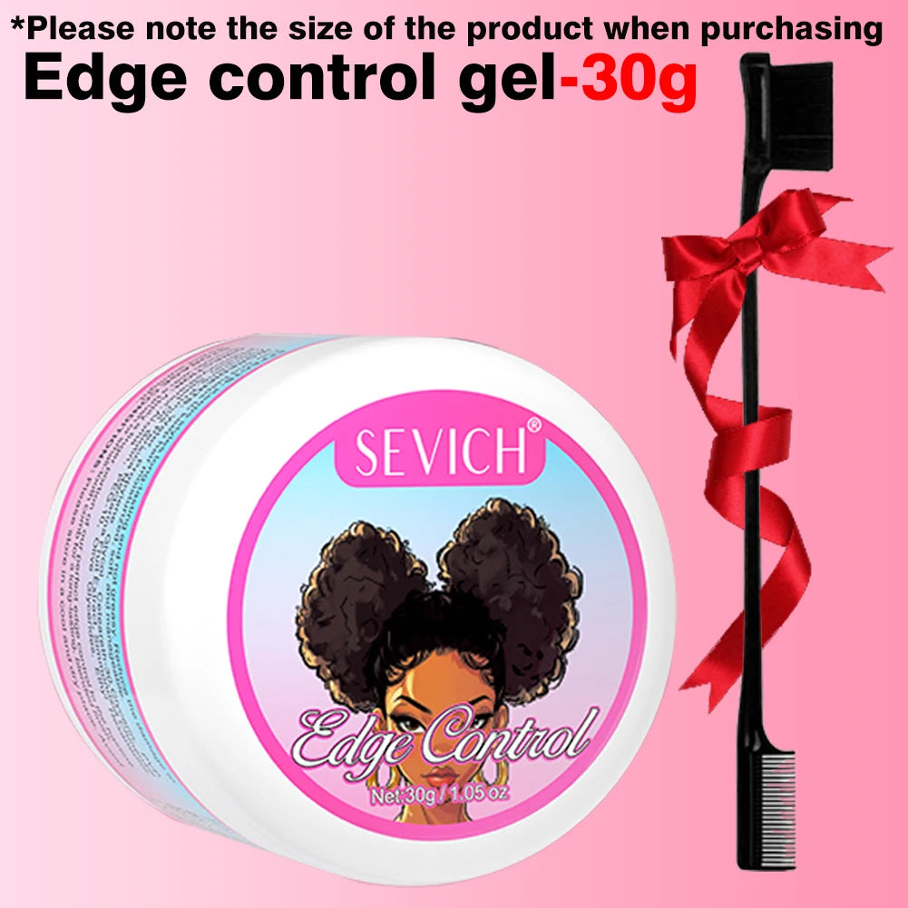 Edge Control Gel Set Hair Braiding Gel Biotin Anti Break Hair Wax Non-Greasy Hair Styling Cream Anti-Frizz Wax Stick For Wig - BlissFully