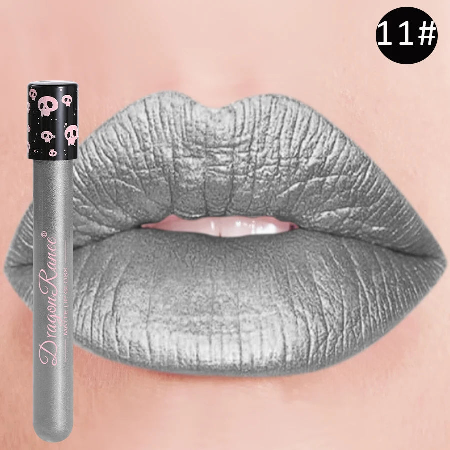 Colorful Lip Gloss Lip Glaze Tube Lip Glaze Lip Makeup Easy to Apply Waterproof Matte Lip Gloss Party Lip Makeup Lip Gloss Not Easy to Fade Lip Gloss