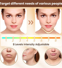 Electric V Face Lifting Beauty Device 6 Modes 8 Levels EMS Micro-current Firming Facial Massager Double Chin Removal Skin Care - BlissFully