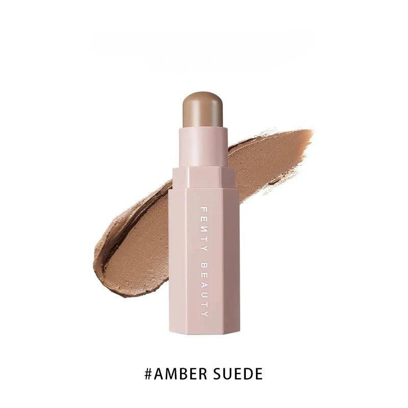 Fenty Beauty Multi-color Contour Stick Concealer Facial Matte 3D Diamond Highlight Non Fading Water Gloss Lip Glaze Gloss Makeup
