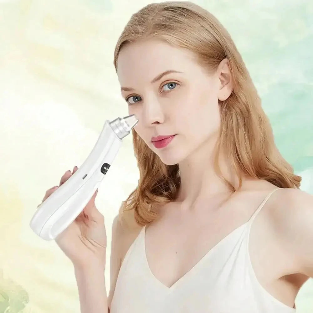 3-Suction Mode Facial Cleansing Device - Vacuum Pore Cleaner for Blackhead & Dead Skin Removal