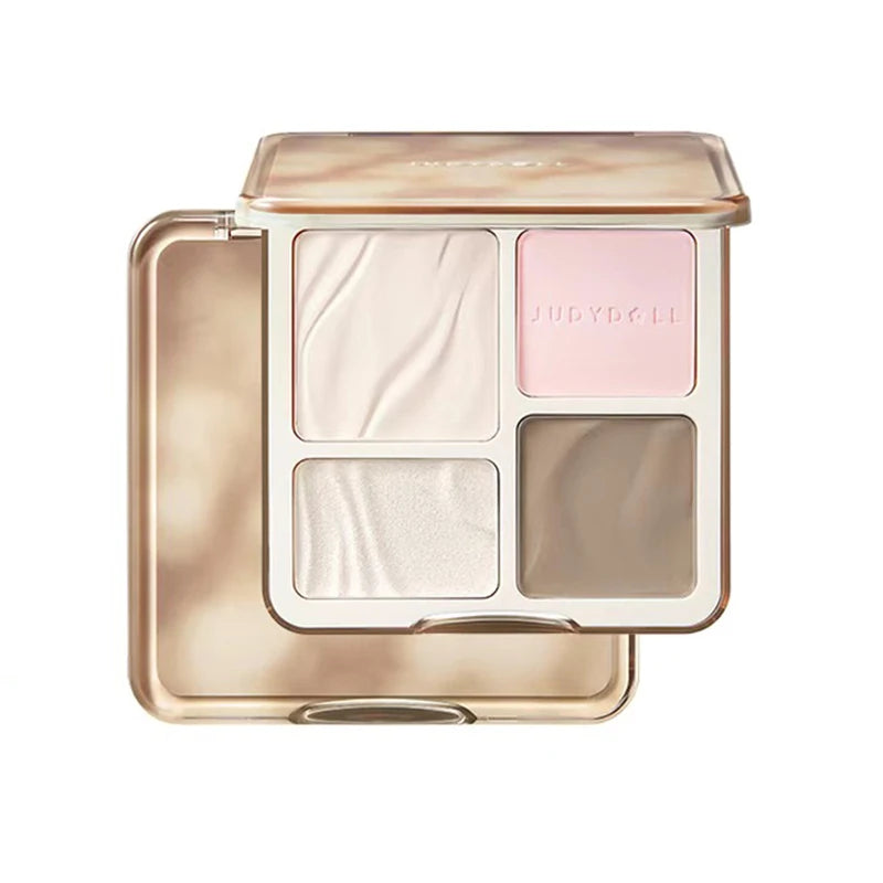 Judydoll Contouring Makeup Bronzer Face Palette Matte Highlighter Brighten Facial Powder Blusher Illuminator Powder Shadow