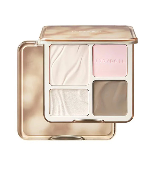 Judydoll Contouring Makeup Bronzer Face Palette Matte Highlighter Brighten Facial Powder Blusher Illuminator Powder Shadow