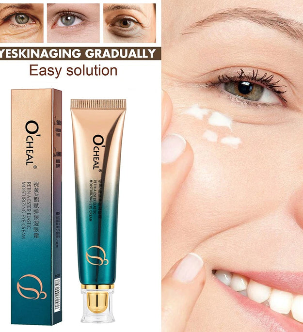 OCHEAL Eye Moisturizing Cream Fades Fine Lines Anti Dark Circles Eye Serum Remove Eye Bag Puffiness Anti-Aging Firmness Eye Care