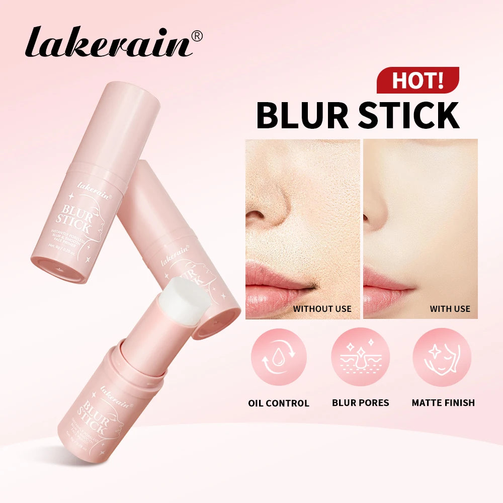 Blur Stick Invisible Pore Primer Moisturizing Face Primer Makeup Base Oil-control Water & Sweat Resistant Matte Barrier Primer