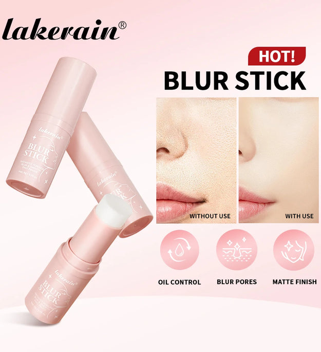 Blur Stick Invisible Pore Primer Moisturizing Face Primer Makeup Base Oil-control Water & Sweat Resistant Matte Barrier Primer