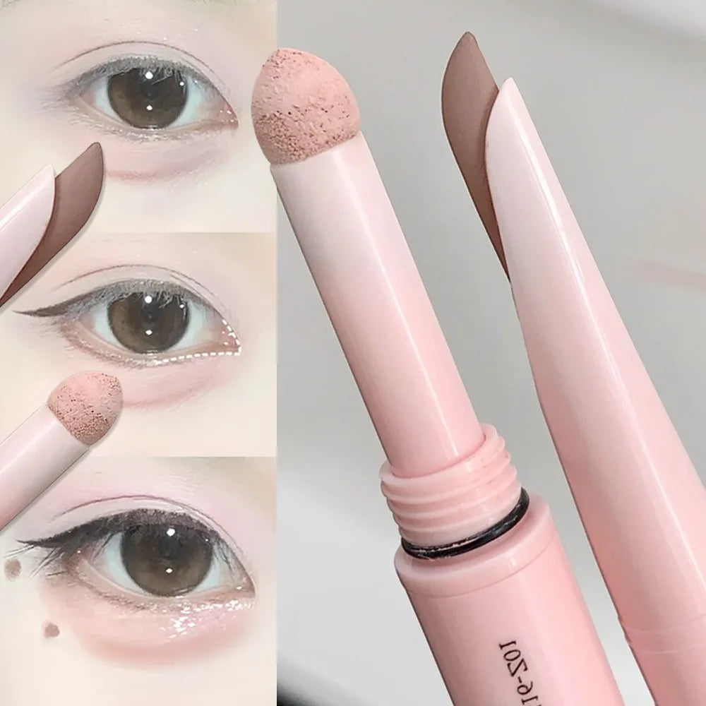 Double-end Lying Silkworm Eyeliner Pencil Diamond Glitter Matte Aegyosal Pen Brightening Cream Shadow Highligher Eye Makeup