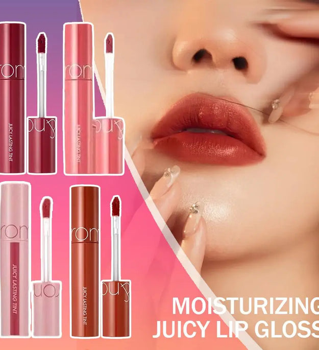 JUICY LASTING TINT Moisturizing Lip Gloss Juicy Glossy Texture Non-Sticky Long-Lasting Stain Korean Makeup Present Gift
