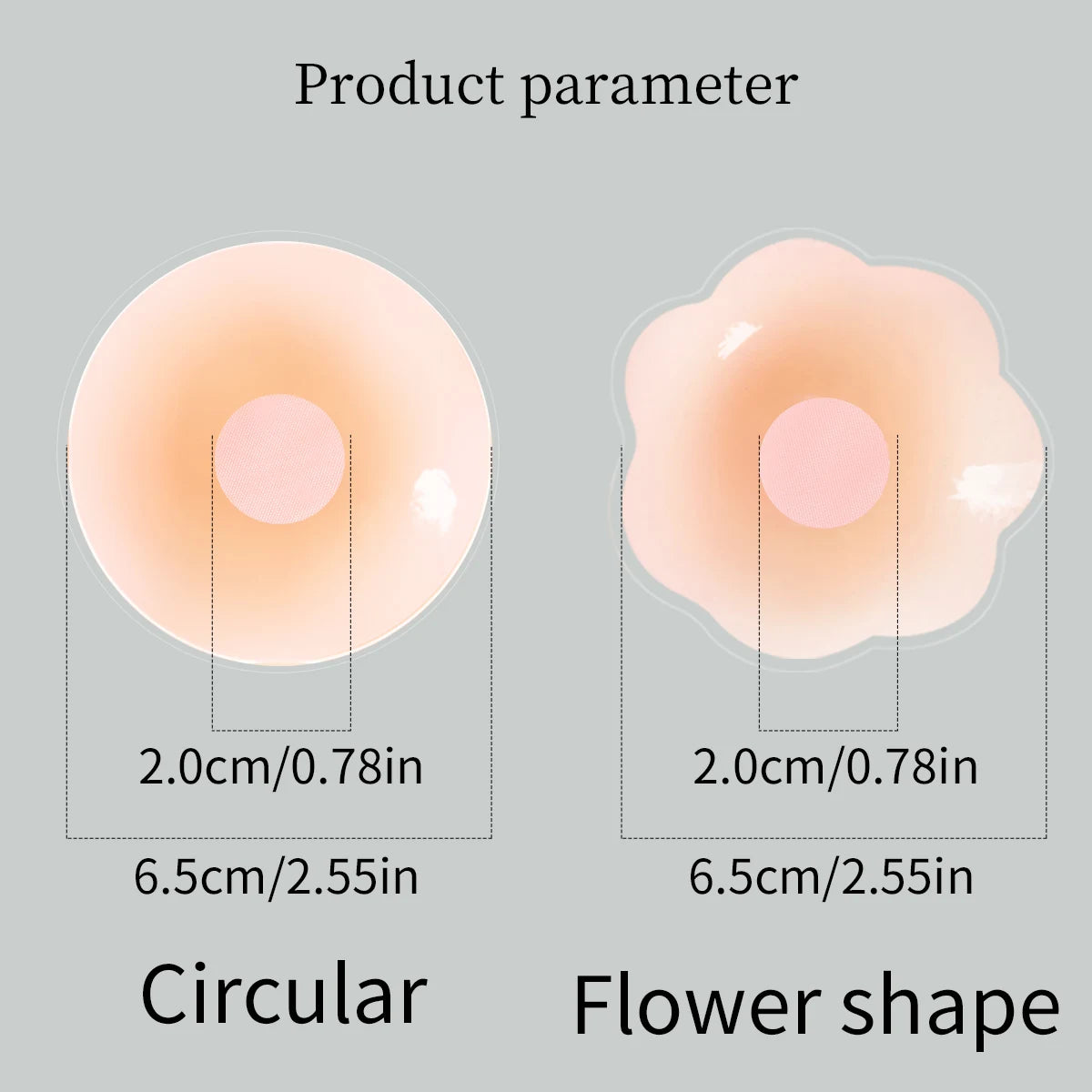 Silicone Nipple Cover Reusable Women Bra Sticker Breast Petal Strapless Lift up Bra Invisible Boob Pads Chest Pasties Intimates