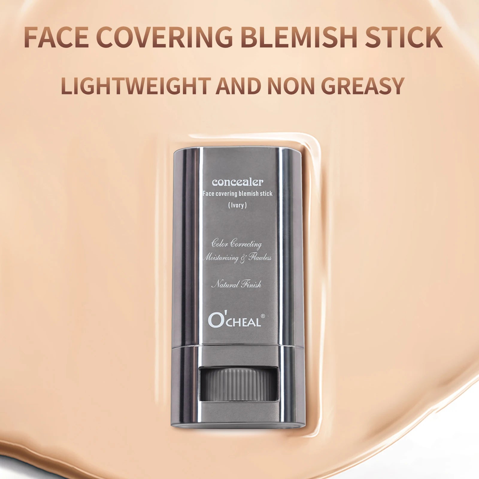 Ocheal Face Foundation Contour Stick Long-wear Lightweight Brighten Stick  Face Concealer Blemish Contouring Beauty Makeup
