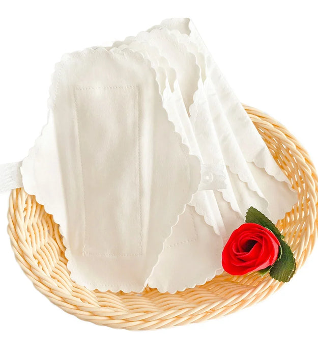 3Pcs/lot Thin Cloth Pads Soft Cotton Washable Feminine Panty Liners Sanitary Pads Napkin Daily Reusable Menstrual Hygiene Pads