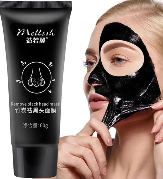 Bamboo Charcoal Facial Mask Blackhead Removing Facial Mask 60g Dirt Removing Cleaning Pore Layer Cleaning Skin Care Facial Mask
