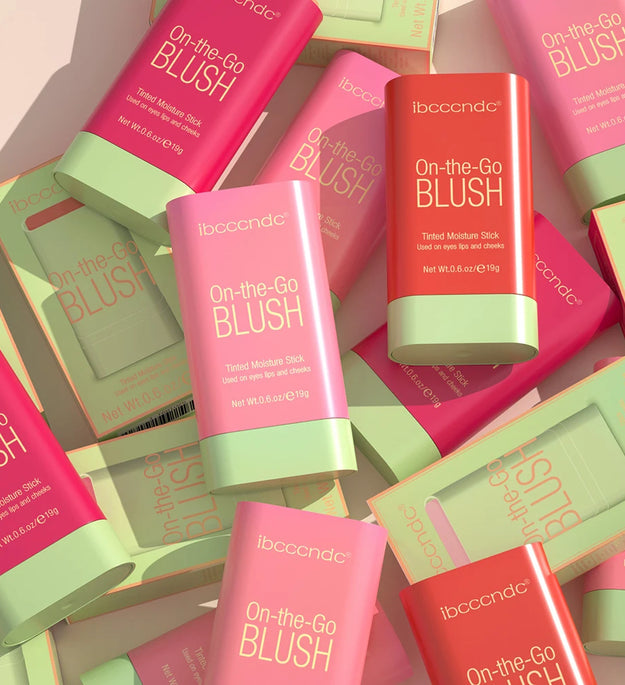 High Color Rotating Blush Cream Tinted Moisture Stick Naturally Long-lasting Moisturizing Waterproof Non-Removing Orange Blush