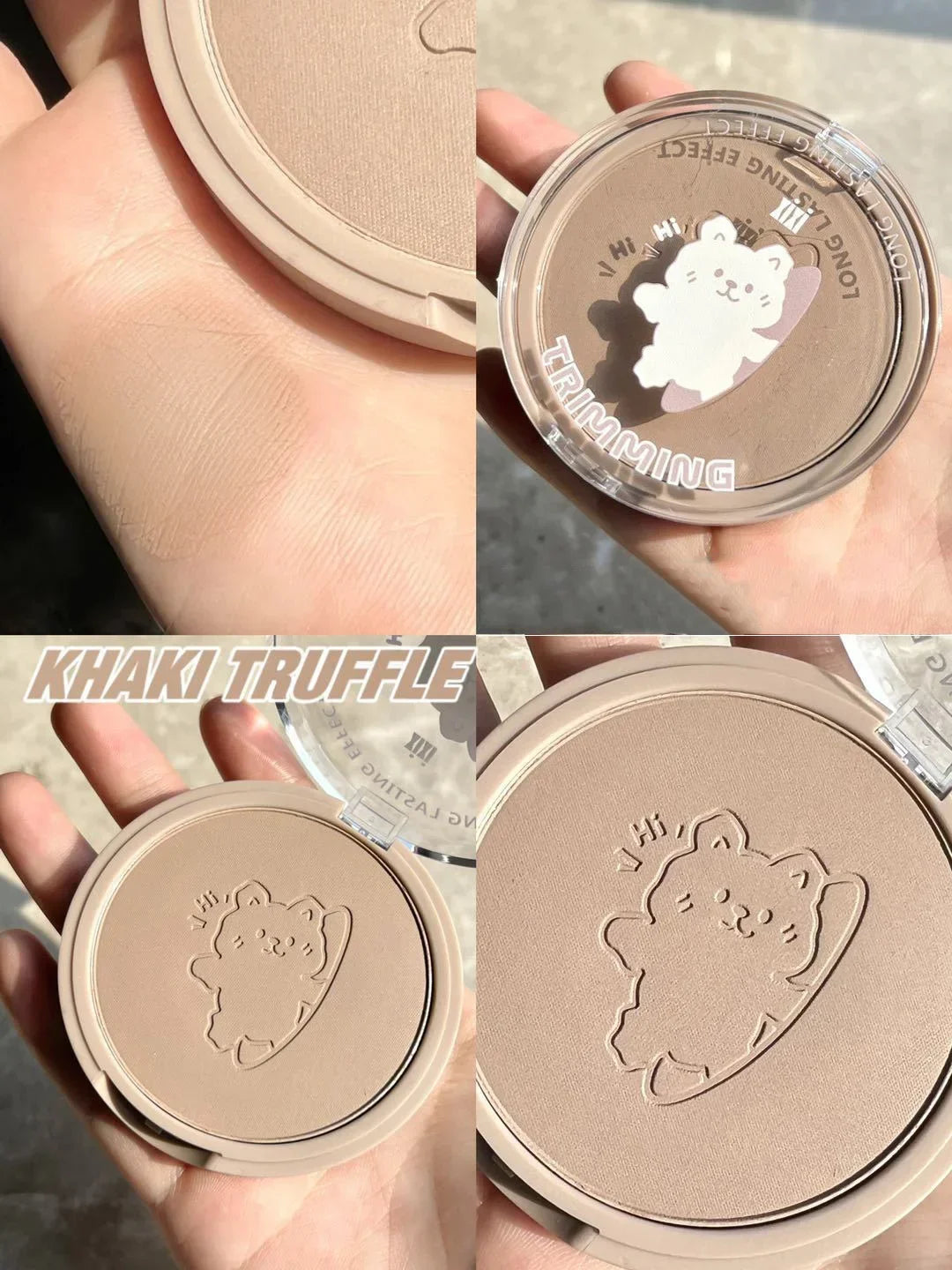 Three-dimensional Natural Trimming Plate Repair Highlight Make Up Face Powder Cosmetic Waterproof Contour Bronzer Powder Palette