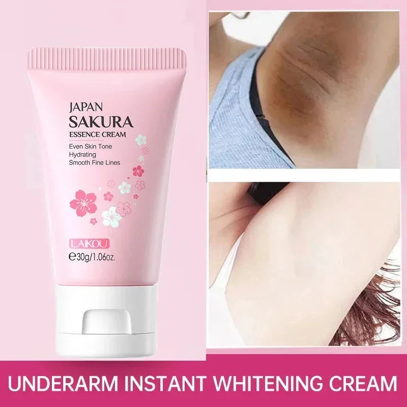 Whitening Serum Cream for Dark Skin Intimate Areas Armpit Private Parts Underarm Lightening Body Cream Skin Care Korea Products