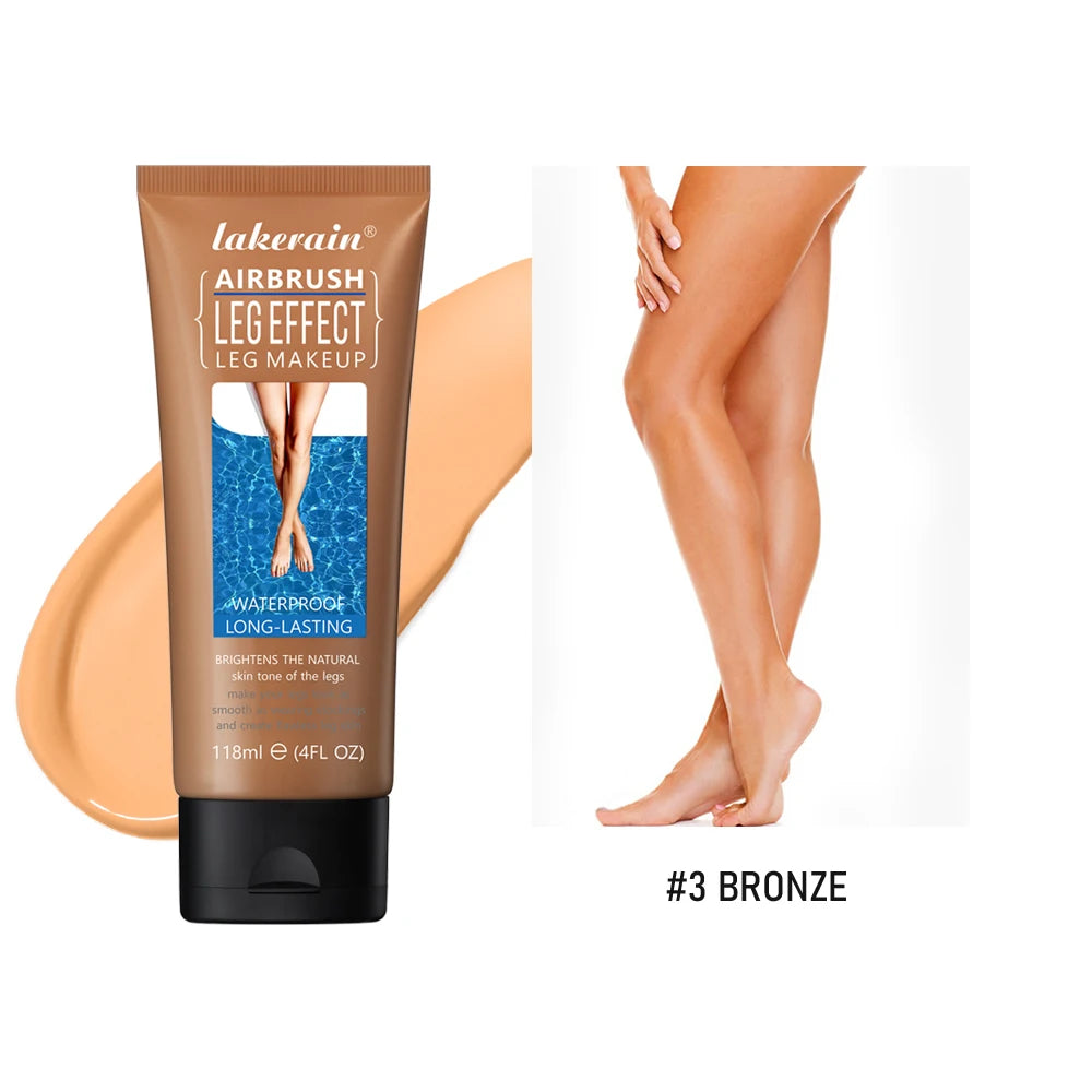 Leg Makeup Lotion Even Skin Tone Body Foundation Waterproof Long Lasting Body Tanning Cream Medium Bronze Leg Makeup - BlissFully