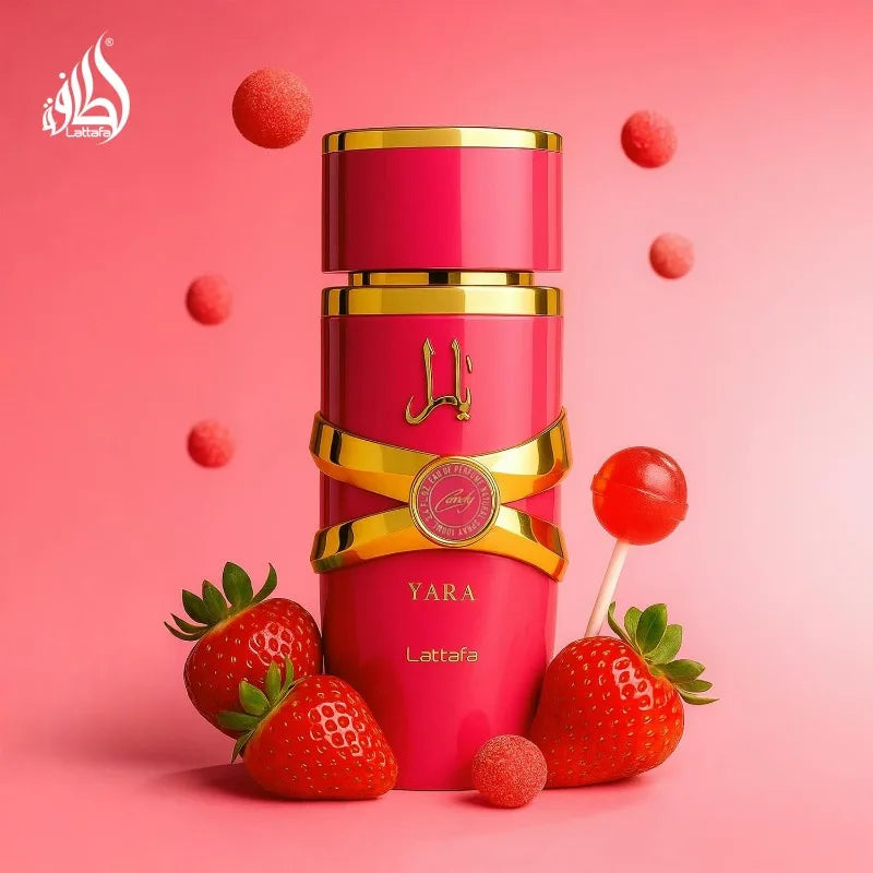 Lattafa Yara Candy Eau de Parfum Spray for Women 100ml Original Arab Perfumes Lasting Floral Fruity Fragrance Pheromone Perfume
