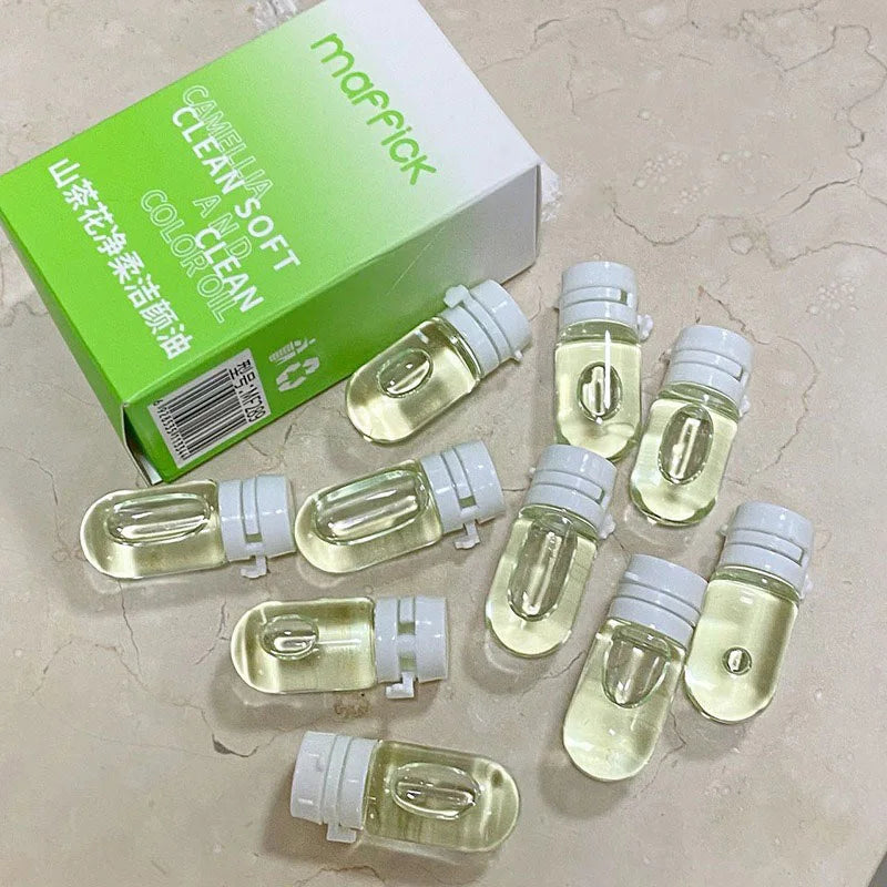 Maffick Camellia Cleansing Oil - Single-Use Packs, Deep Cleansing, Gentle Makeup Removal, Portable and Convenient