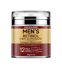 Men's Retinol Firming Face Cream Skincare Moisturizing Collagen Brightening Smooth Wrinkles Facial Face Men Skin Care Treatment - BlissFully
