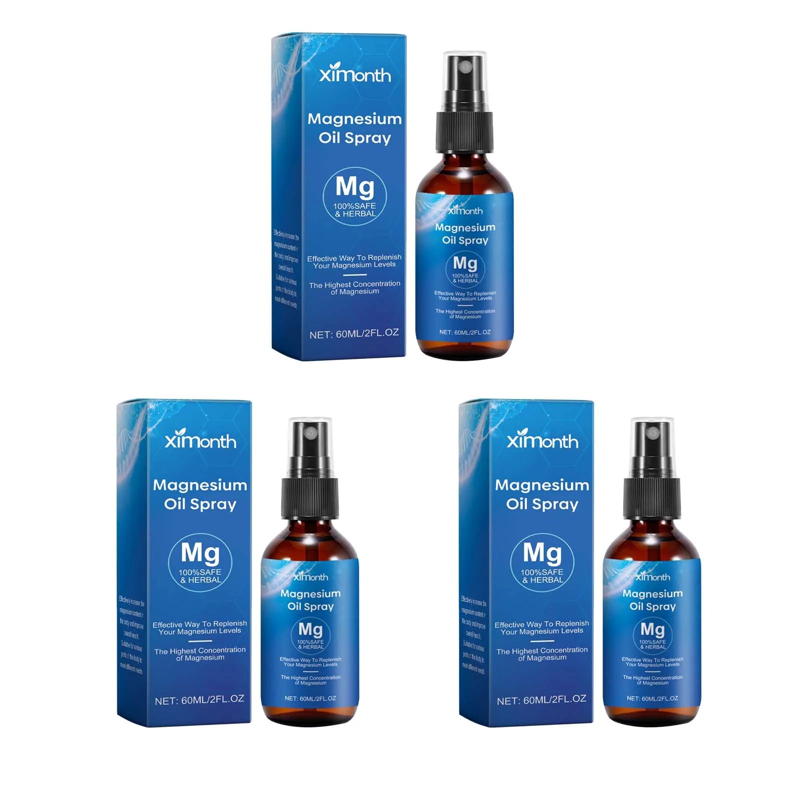 Essential Oil Magnesium Spray Relieves Muscle Body Pain Smoothes Softens Skin Magnesium Oil Spray Relaxation Better Sleep Care - BlissFully