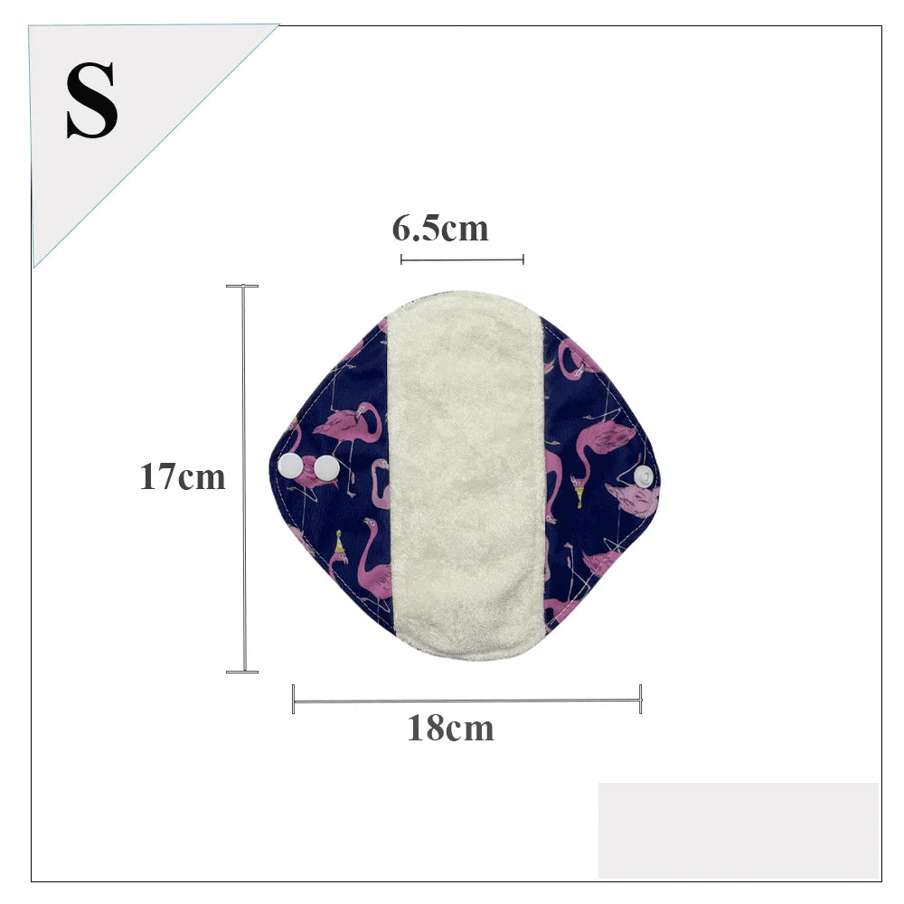 bamboo panty liners for women menstrual Light Incontinence pads with Wings Breathable Washable sanitary napkins Feminine Care