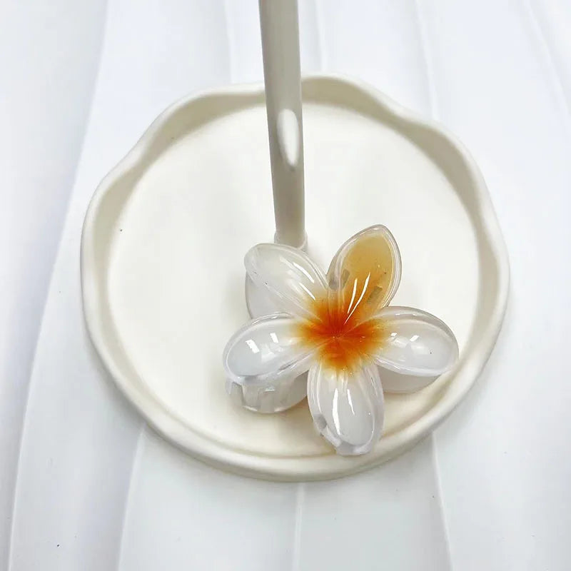 Large Flower Claw Clips For Women Fashion Hair Claw Hair Clamps Girls Matte Hairpins Sweet Headwear Barrette Hair Accessories