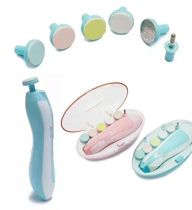 Baby Care Multifunctional Electric Baby Nail Trimmer Baby Nail File Clippers Toes Fingernail Cutter Trimmer Manicure Tool Set