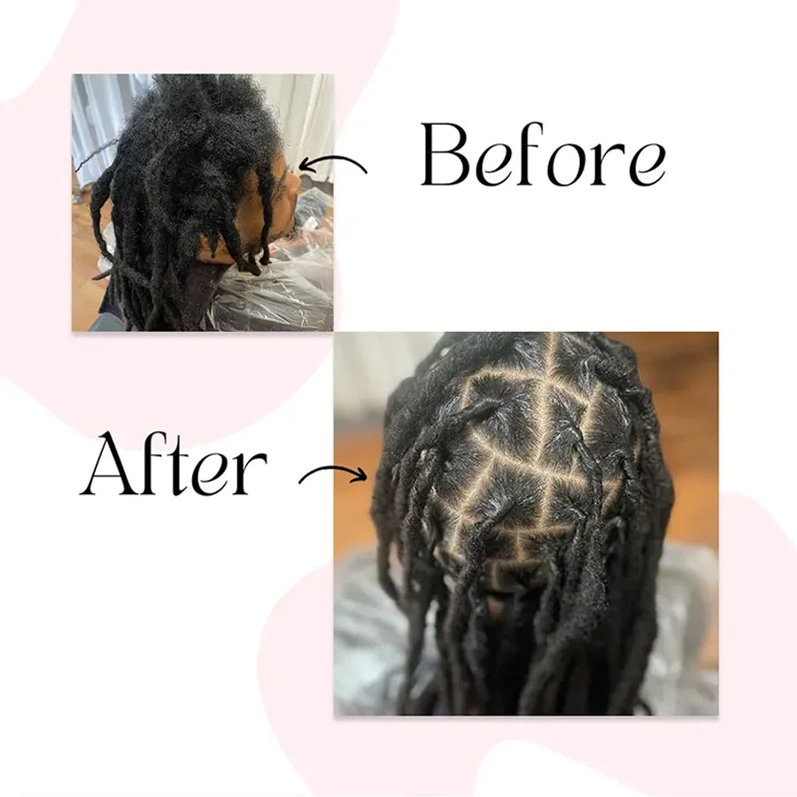 GOIPLE 9.5oz Rose Water Locking Gel Strong Hold Dreadlocks Moisturizer Anti Frizz Hair Gel Locks and Twist Braid Conditioner