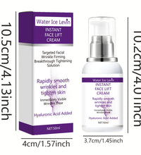 Instant face lift cream with hyaluronic acid for wrinkles. Firming solution. - BlissFully